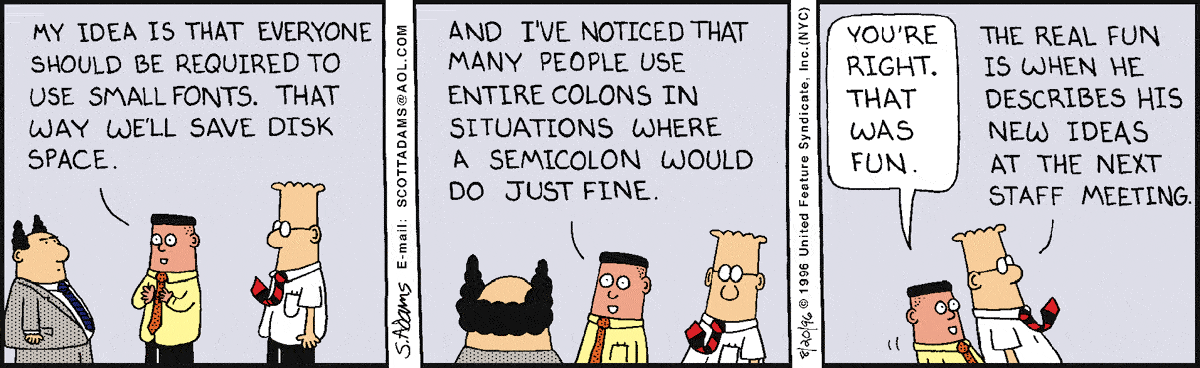 Dilbert Cartoon
